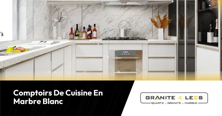 Comptoirs De Cuisine En Marbre Blanc