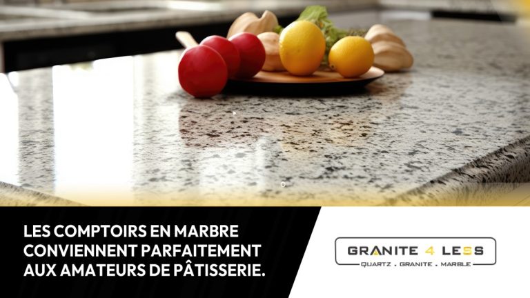 Les Comptoirs En Marbre Conviennent Parfaitement Aux Amateurs De Pâtisserie.