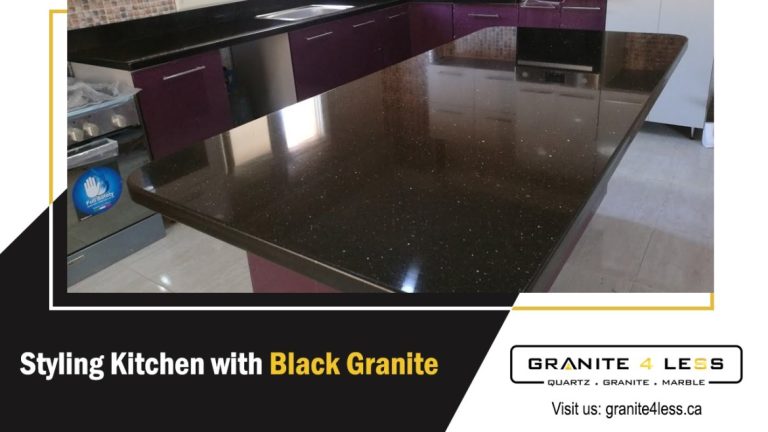 Styling Kitchen With Black Granite
