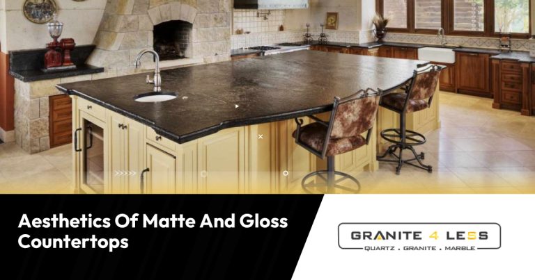 Aesthetics Of Matte And Gloss Countertops