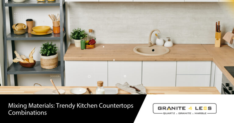 Mixing Materials: Trendy Kitchen Countertop Combinations