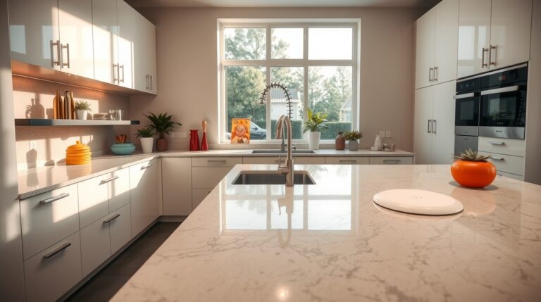 des comptoirs en granit